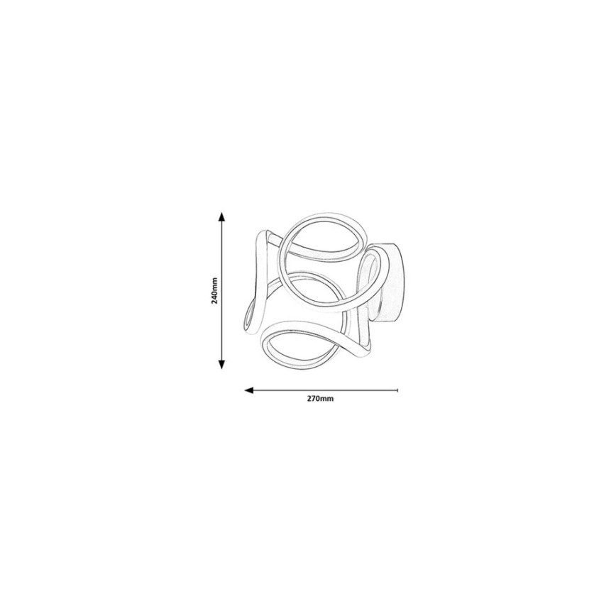 Rabalux - LED väggbelysning LED/11W/230V 3000K