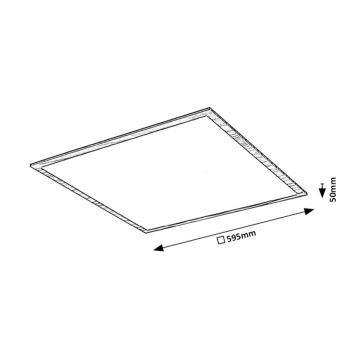 Rabalux - LED fäst panel LED/40W/230V 4000K