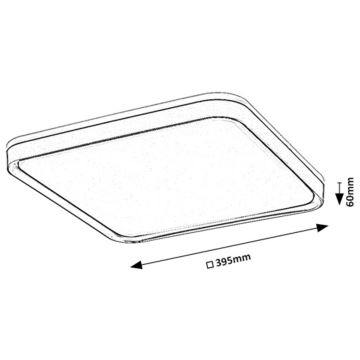 Rabalux - LED taklampa LED/26W/230V 3000K