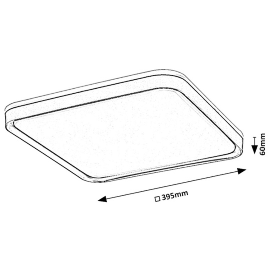 Rabalux - LED taklampa LED/26W/230V 3000K