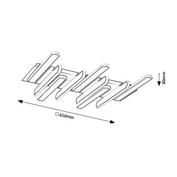 Rabalux - LED taklampa LED/46W/230V 3000/4000K