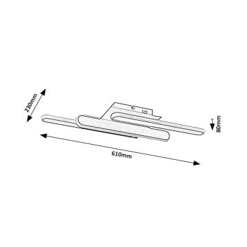 Rabalux - LED taklampa LED/18W/230V 3000/4000K