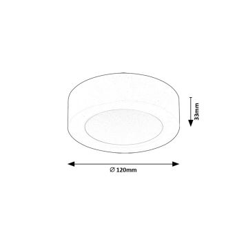 Rabalux - LED taklampa LED/7W/230V 4000K diameter 12 cm vit