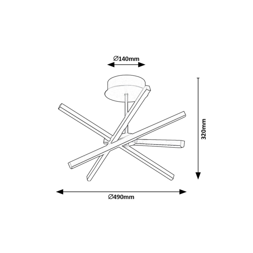 Rabalux - LED pendelljuskrona LED/30W/230V 4000K