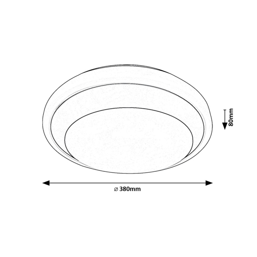 Rabalux - LED taklampa LED/24W/230V 4000K