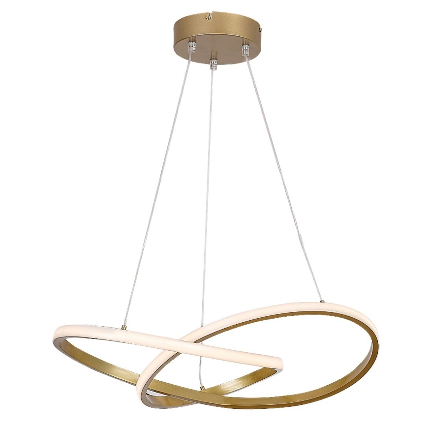 Rabalux - LED ljuskrona med textilsladd LED/36W/230V 3000K guld