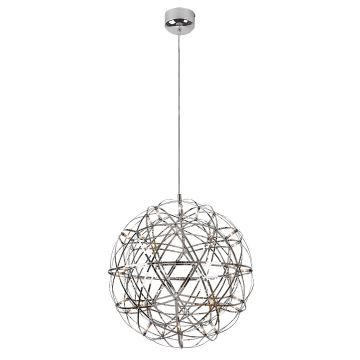 Rabalux - LED ljuskrona med textilsladd LED/16W/230V 3000K krom