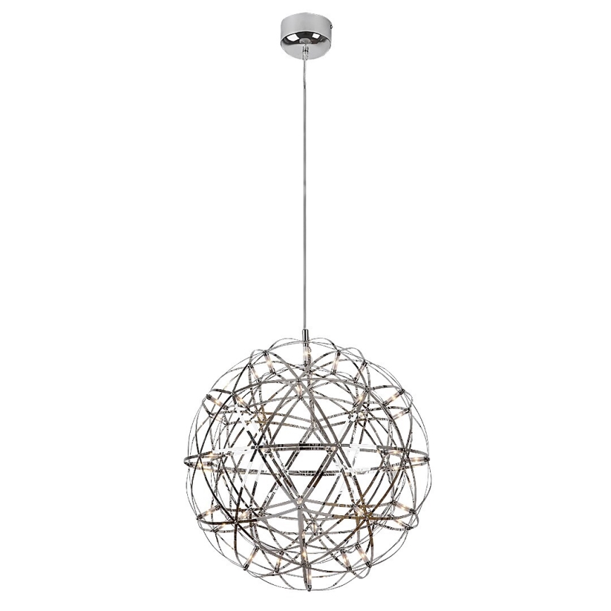 Rabalux - LED ljuskrona med textilsladd LED/16W/230V 3000K krom