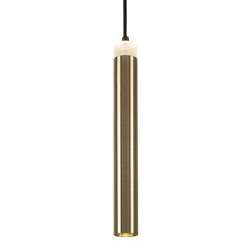 Rabalux - LED ljuskrona med textilsladd LED/10W/230V 4000K svart/guld