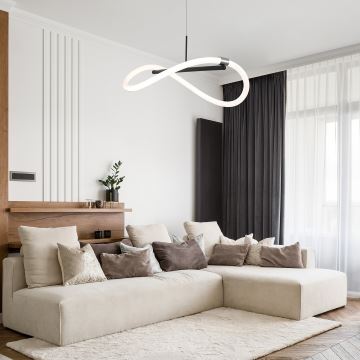 Rabalux - LED ljuskrona med textilsladd LED/15W/230V 4000K