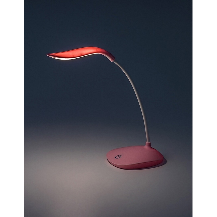 Rabalux - LED Ljusreglerad flexible bordslampa LED/2W/5V rosa