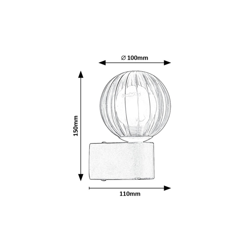 Rabalux - Vägglampa för utomhusbruk 1xG9/3,5W/230V IP44