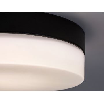 Rabalux - LED taklampa för badrum LED/15W/230V IP44 4000K diameter 23 cm svart