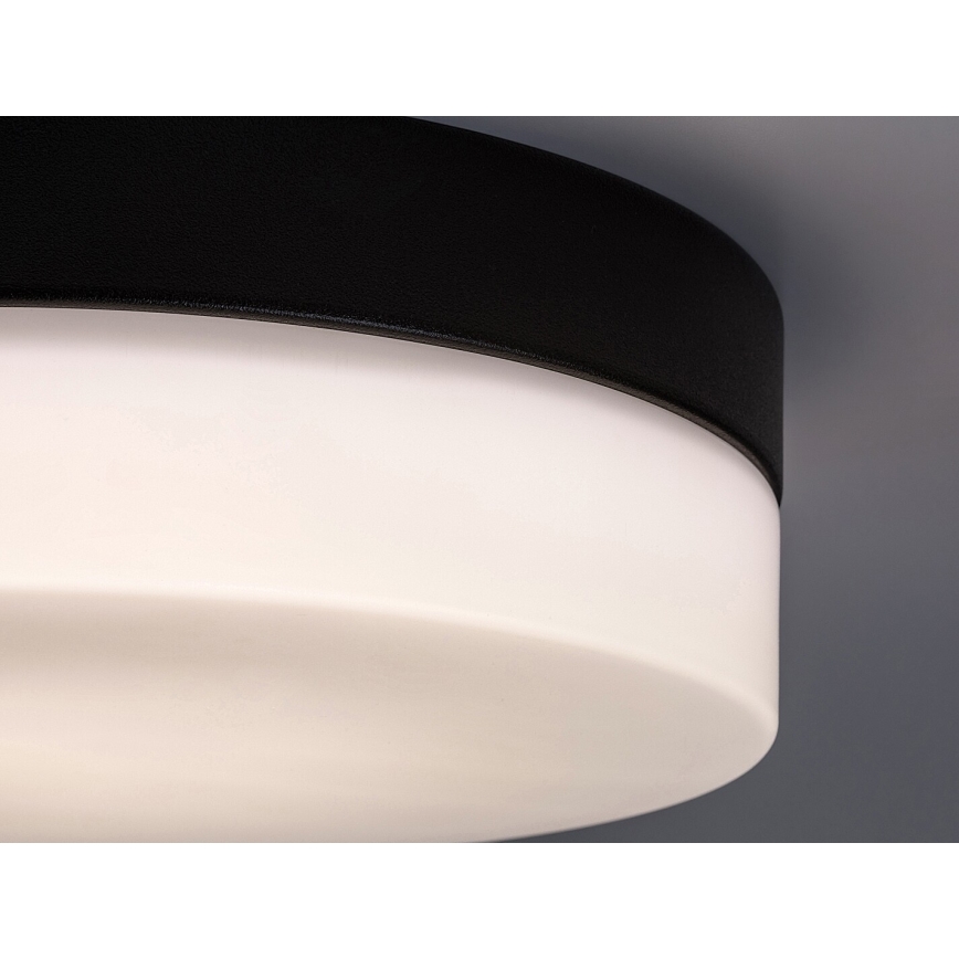 Rabalux - LED taklampa för badrum LED/15W/230V IP44 4000K diameter 23 cm svart