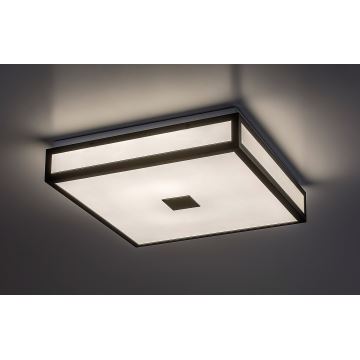 Rabalux - LED taklampa för badrum LED/24W/230V IP44 4000K 40x40 cm svart