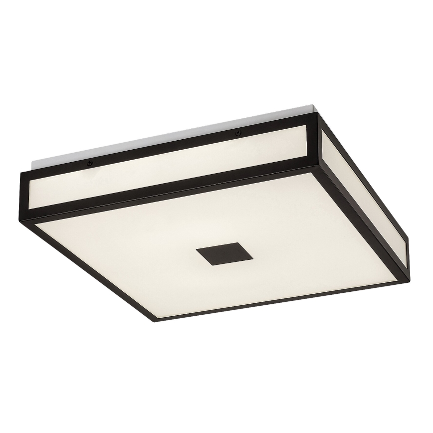 Rabalux - LED taklampa för badrum LED/24W/230V IP44 4000K 40x40 cm svart