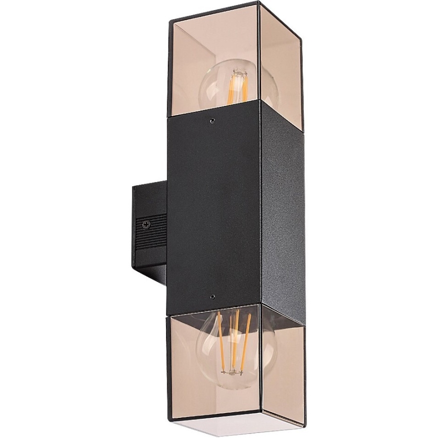 Rabalux - Vägglampa för utomhusbruk 2xE27/60W/230V IP54 svart