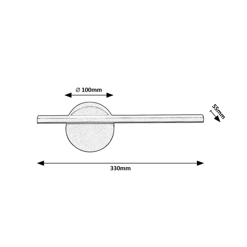 Rabalux - LED väggbelysning LED/6W/230V 4000K