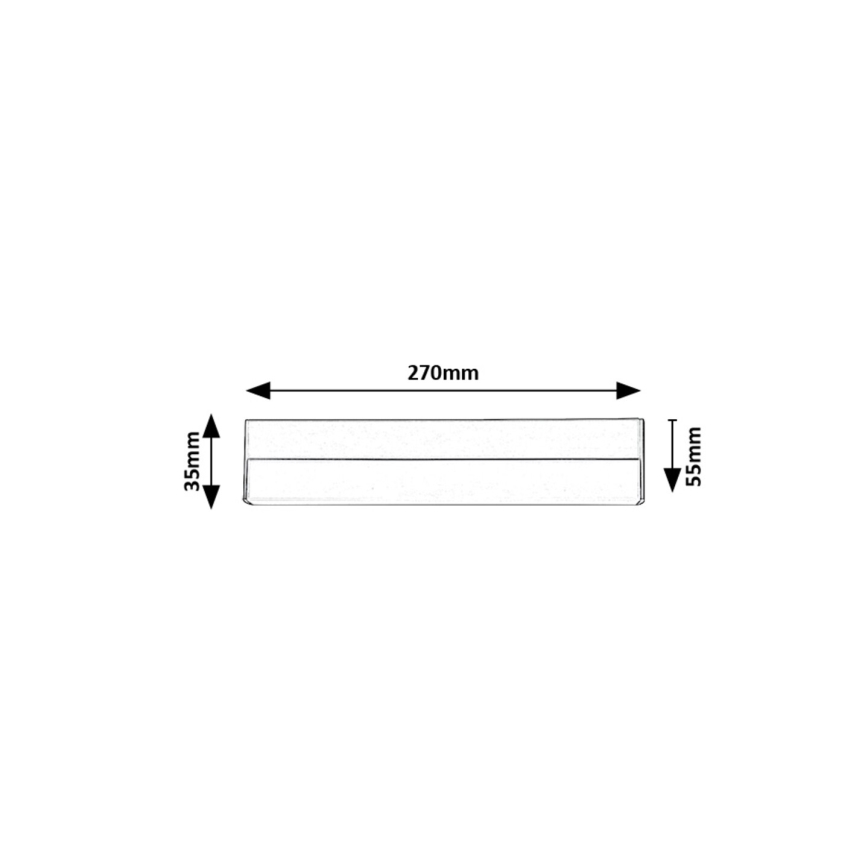 Rabalux - LED lampa för undersidan av köksskåp LED/7W/230V 4000K silver