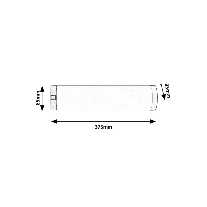 Rabalux - LED lampa för undersidan av köksskåp LED/5W/230V 4000K krom