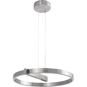 Rabalux - LED ljuskrona med textilsladd LED/34W/230V matt krom