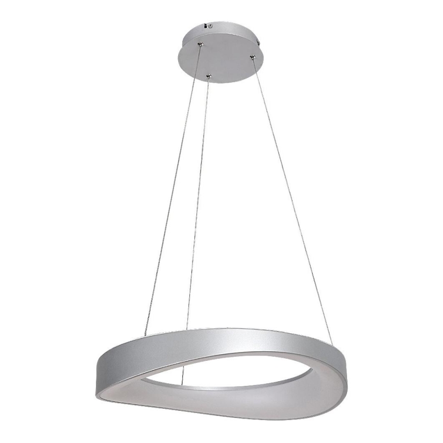 Rabalux - LED ljuskrona med textilsladd LED/56W/230V 3000K silver