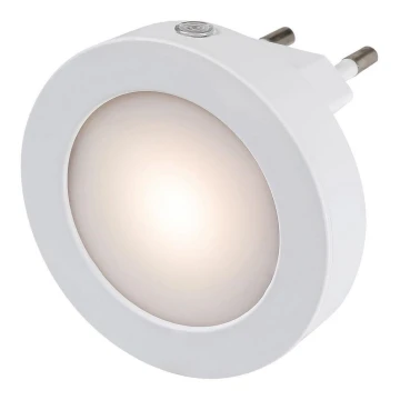 Rabalux - LED nattlampa med sensor LED/0,5W/230V 3000K diameter 65 mm