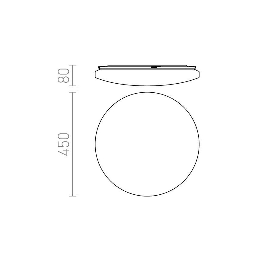 RED - Design Rendl - R12433 - LED taklampa SEMPRE LED/36W/230V rund 