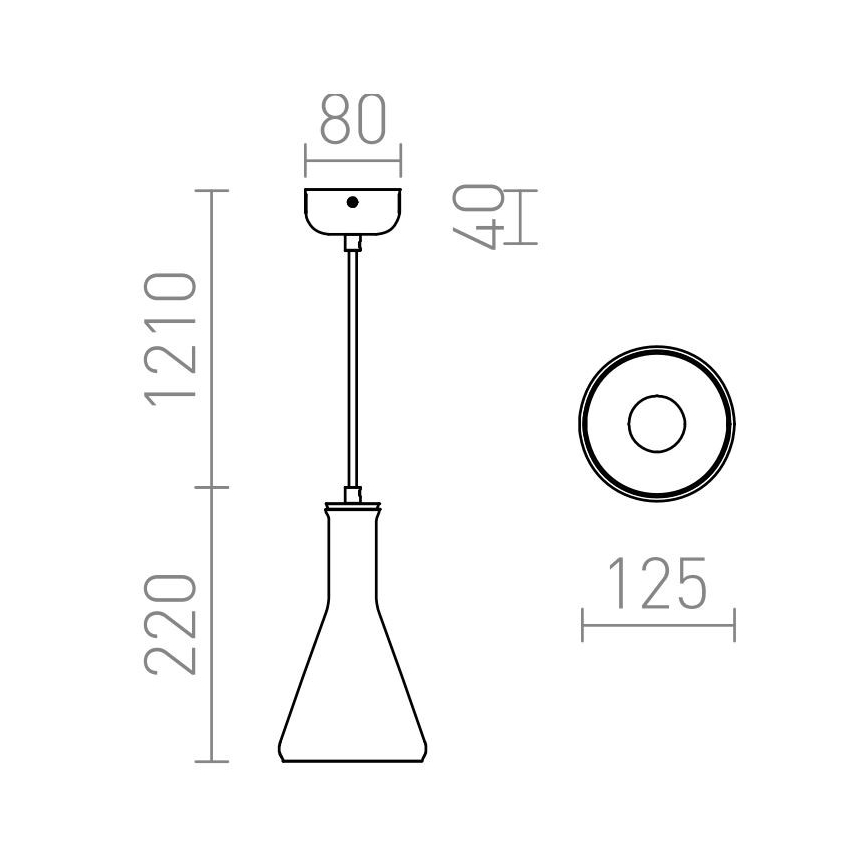 RED - Design Rendl - R12663 - Ljusskrona med upphängningsrem  PULIRE 1xE14/28W/230V