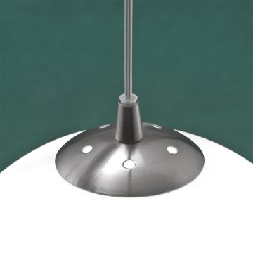 Redo 01-1065 - Ljuskrona med textilsladd OLA 1xE27/42W/230V diameter 30 cm