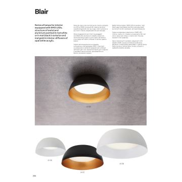 Redo 01-1732 - LED ljuskrona med textilsladd BLAIR LED/55W/230V 3000K vit