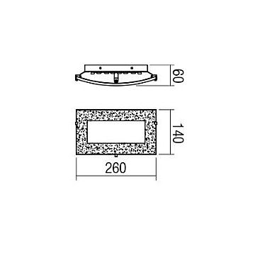 Redo 05-862 - LED väggbelysning ARTEMIS LED/10W/230V guld