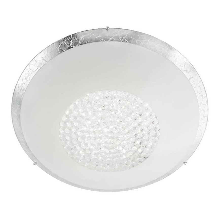 Redo 05-898 - LED taklampa i kristall RA LED/12W/230V diameter 30 cm silver