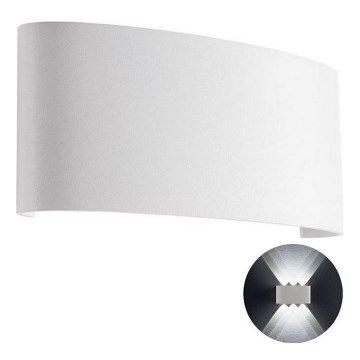 Redo 90225 - LED vägglampa för utomhusbruk FABO LED/6W/230V 3000K IP54 vit