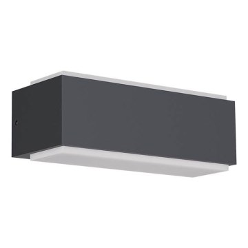 Redo 90402 - LED vägglampa för utomhusbruk DASH LED/9W/230V 4000K IP65 antracit