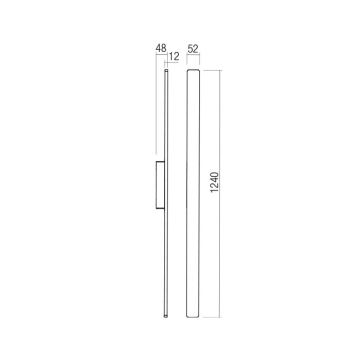 Redo 90430 - LED vägglampa för utomhusbruk REFLEXA LED/20W/230V 3000K IP54 vit