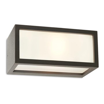 Repå 9896 - Utomhus vägglampa  BRICK 1xE27/23W/230V IP54 grå