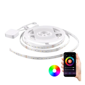 RGB Dimbar LED-lampaslinga Wi-Fi + musikfunktion LED/20W 5 m Tuya