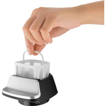 Sencor - Kaffekokare med två muggar 500W/230V svart