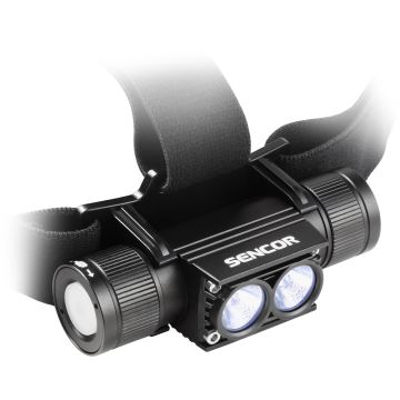 Sencor - LED Rechargeable aluminum headlamp LED/5W/2600 mAh IP65