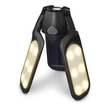 Sencor - LED Rechargeable camping flashlight med en solar panel LED/3W/1600 mAh IPX4