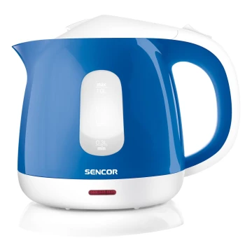 Sencor - Vattenkokare 1 l 1100W/230V blå