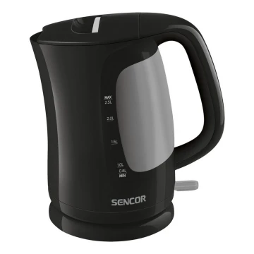 Sencor - Vattenkokare 2,5 l 2200W/230V svart