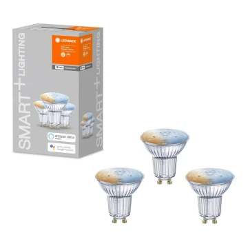 SET 3x Dimbar RGBW LED-lampa SMART+ GU10/5W/230V 2700K-6500K - Ledvance