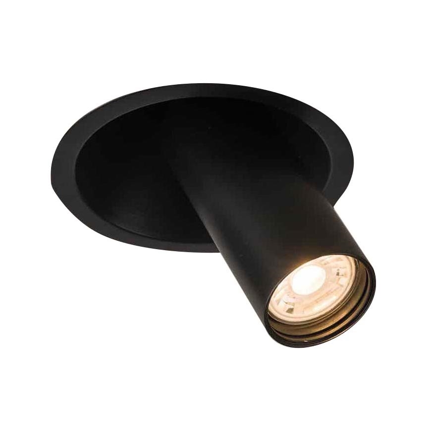 Shilo - Infälld spotlight 1xGU10/15W/230V diameter  11 cm svart