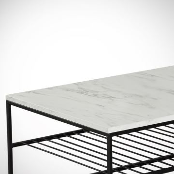 Soffbord ETNA 43x95 cm grå/svart