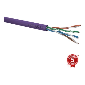Solarix - installation kabel CAT5E UTP LSOH Dca-s1,d2,a1 100m