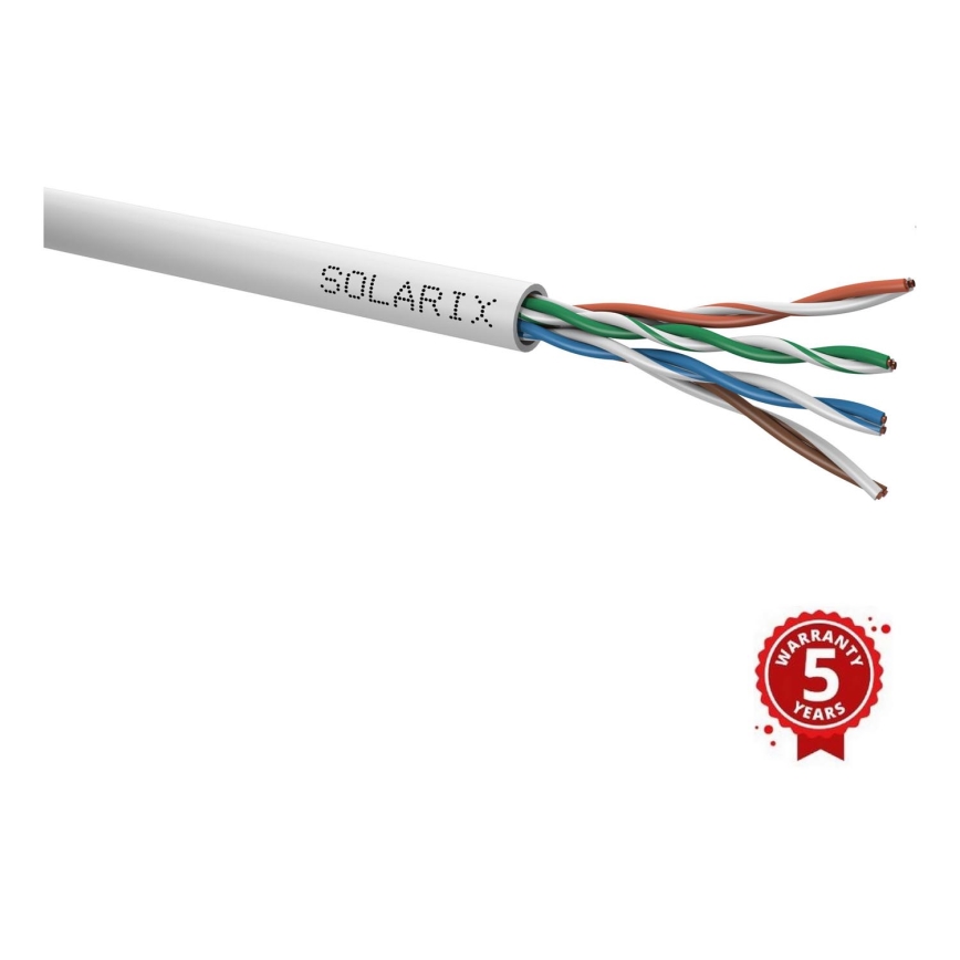 Solarix - installation kabel CAT5E UTP PVC Eca 100m
