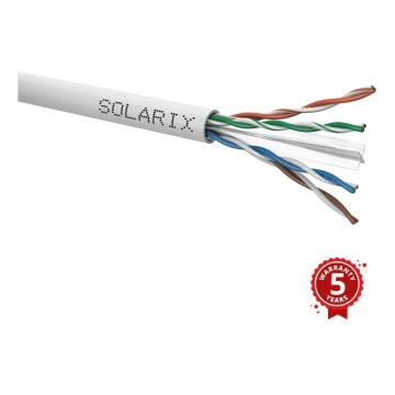 Solarix - installation kabel CAT6 UTP PVC Eca 100m