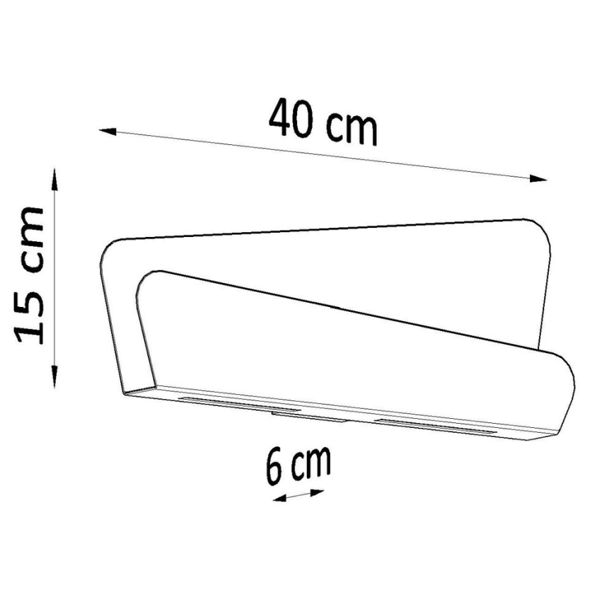 Vägglampa  BASCIA 2xG9/40W/230V